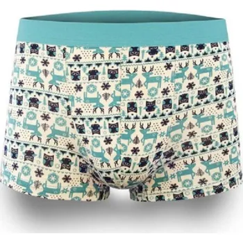 Boxerky Pánské boxerky s vánočním vzorem XS