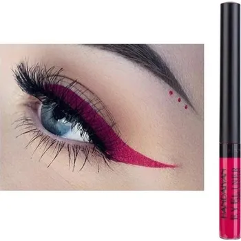 Oční linky Pestrobarevná tekutá tužka na oči Vodotěsná oční linka červená