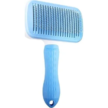Kosmetika pro psa Hranatý kartáč pro zvířata modrá