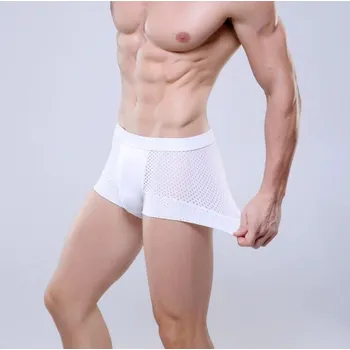 Pánské spodní prádlo Pánské boxerky B1 bílá XL