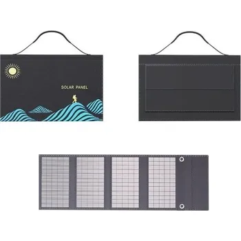 Powerbanka Skládací přenosná taška se solárním panelem 600W 945x280 mm USB a DC výstup Nabíječka pro venkovní generátor Mobilní telefon Domácí použití