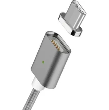Datový kabel Magnetický USB datový kabel K498 tmavě šedá 1 m 2