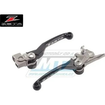 Sada výklopných páček ZETA PIVOT - ZETA ZE44-4101 - KTM SX+EXC (brzda Brembo 05-13 / spojka Brembo / 06-17) + Husqvarna TC250+TE250+TC449+TE449+TC511+TE511 + Sherco SE+SEF - černé ZE444101