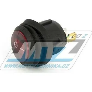 Přepínač zapuštěný ON/OFF s červeným sklem SFIND270-04