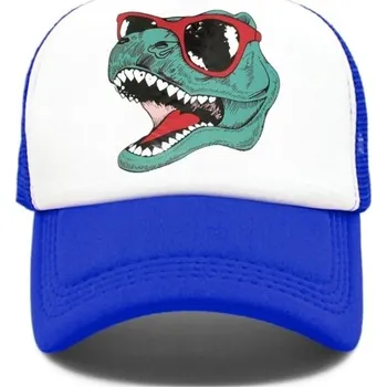 Kšiltovka Kšiltovka s dinosaurem modrá