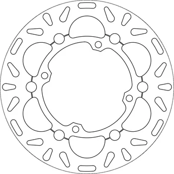 Brzda pro motocykl brzdový kotouč plovoucí, NEWFREN DF5136AF