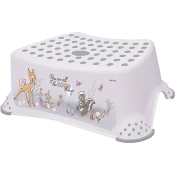 Stolička, schůdek s protiskluzovou funkcí Bambi Keeeper - bílá