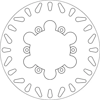 Brzda pro motocykl brzdový kotouč, NEWFREN MALAGUTI Madison 125 LC 1999-2002