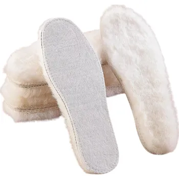 Vložka do bot Zimní plyšové vložky do bot Bílá barva Měkké zateplené vložky pro pohodlí a teplo Vyjímatelné univerzální vložky do zimní obuvi 47