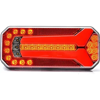 Zadní světlomet Was (Poland) | Zadní sdružené světlo L/P, kabel, 12/24V, W145