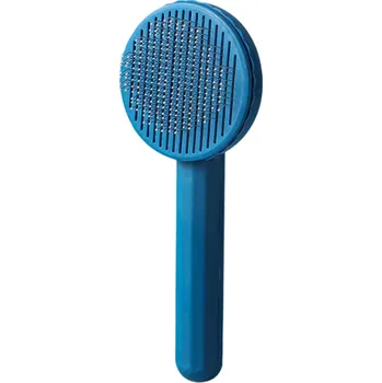 Kosmetika pro psa Samočisticí kartáč pro domácí zvířata P3979 tmavě modrá