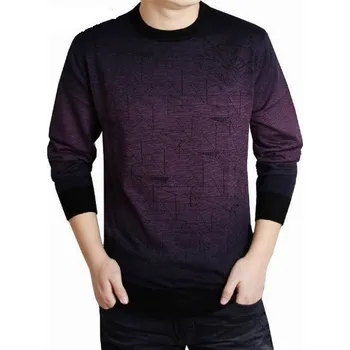 Pánský svetr Stylový pánský svetr - Fialový J3350 XL