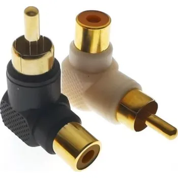 Redukce Lomený adaptér RCA M/F 2 ks 10