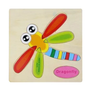 Dřevěná hračka Dřevěné puzzle pro děti J629 8