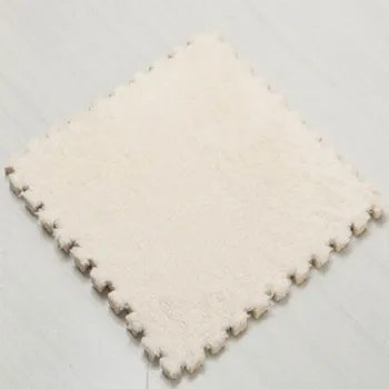 Podložka puzzle 10 ks bílá