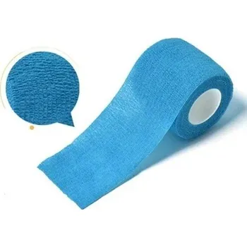 Dávkovač léků Vodotěsný elastický obvaz 5 cm x 4.5 m Samodržící obvaz na sport Zranění kloubů Prstů Elastická bandáž První pomoc světle modrá