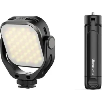 Selfie tyč LED video světlo se stativem