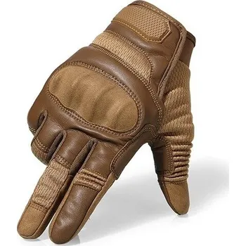 Moto rukavice Rukavice na motorku P3451 hnědá XL