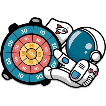 Terč na šipky Terč na suchý zip vesmír 1