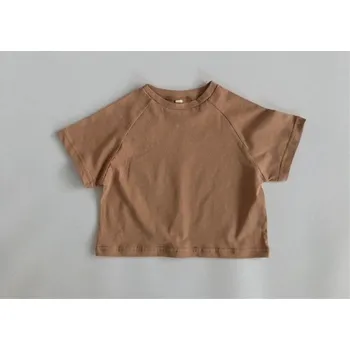 Dívčí oblečení Dětské tričko T2505 hnědá 12-18 měsíců