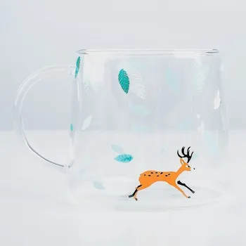 Skleněný hrnek se zvířaty 1