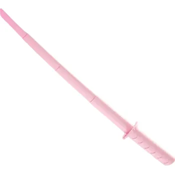Vytahovací katana Vytahovací samurajský meč Replika katany 60 cm Bezpečná hračka pro děti růžová