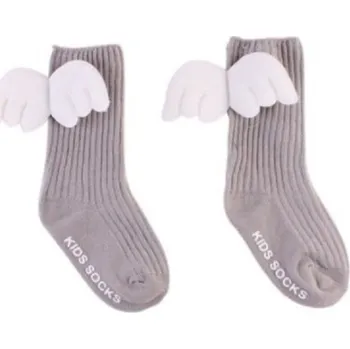 Dívčí podkolenky s křídly šedá 2-4 roky