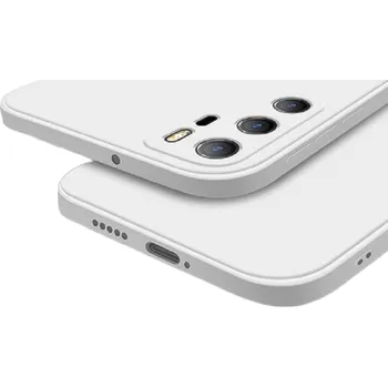 Pouzdro na mobilní telefon Odolné silikonové pouzdro pro Huawei Mate 20 bílá