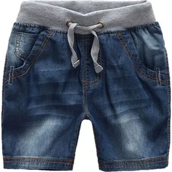 Chlapecké džínové kraťasy J1323 tmavě modrá 12-24 měsíců