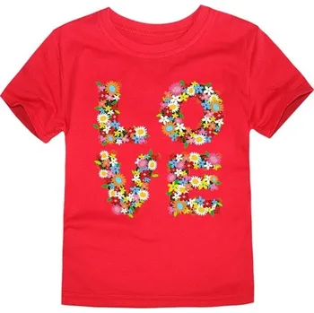 Dívčí tričko Dívčí tričko LOVE J3289 červená 6