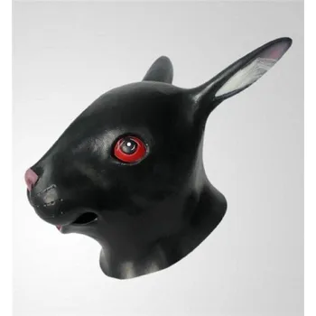 Karnevalová maska Halloweenská maska H1076 černá