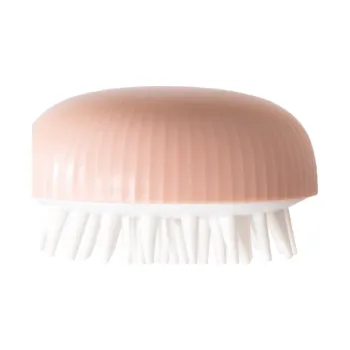 Koupelový kartáč Masážní kartáč na hlavu T951 růžová