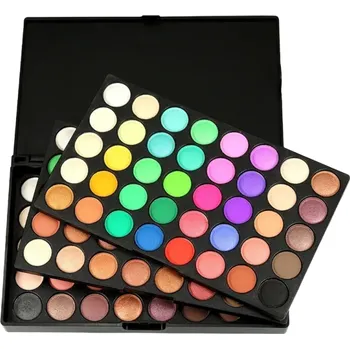 Oční stíny Paletka očních stínů Pudrové oční stíny 120 barev Matná paleta očních stínů Vysoký pigment 15 x 10 x 2,3 cm
