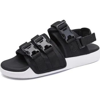 Pánské sandále Pánské sandály s přezkami černo-bílá 42