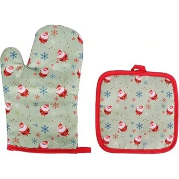 Chňapka Vánoční kuchyňská chňapka s podložkou 2