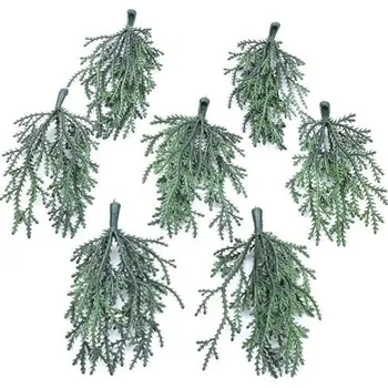 umělá květina Umělá větvička jehličnanu 6 ks C627