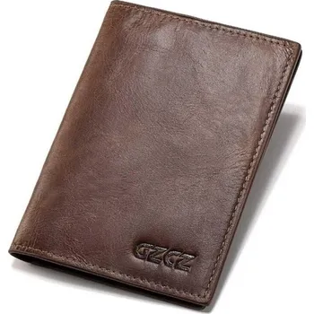 Peněženka Pánská kožená peněženka M597 tmavě hnědá