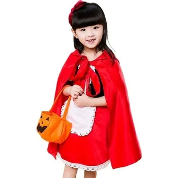 Karnevalová maska Dívčí kostým červená karkulka 4