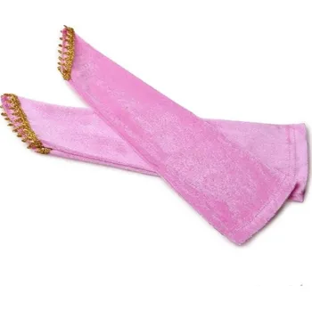 Rukavice Dívčí elegantní rukavice tmavě růžová