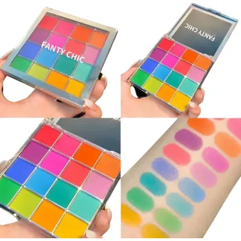 Oční stíny Paletka matných očních stínů 16&nbsp;barev Třpytivé oční stíny Matné oční stíny Ultra pigmentované stíny&nbsp;Dlouhotrvající Voděodolné 2