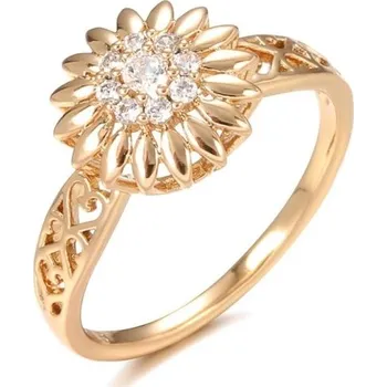Prsten Dámský prstýnek s květinou D1839 7