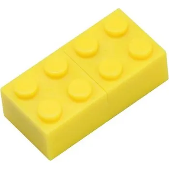 Ukládání dat USB flash disk stavebnice žlutá 8GB