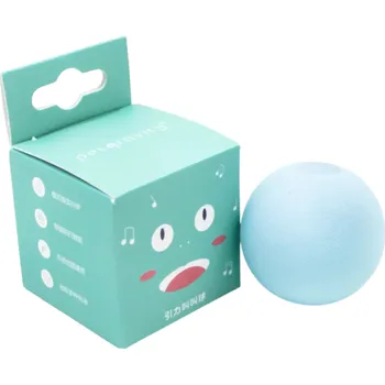 Hračka pro kočku Hračka pro kočky průměr 50 mm Zvuková koule vydávající zvuky zvířat Zábavná hračka pro kočky Stimulující hračka pro kočky všech věkových kategorií modrá