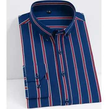 Pánská košile Pánská pruhovaná košile F484 S 7