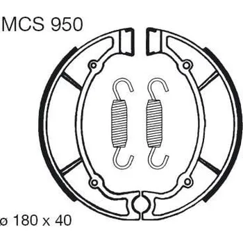 Motodíl Brzdové čelisti LUCAS MCS 950 MCS 950