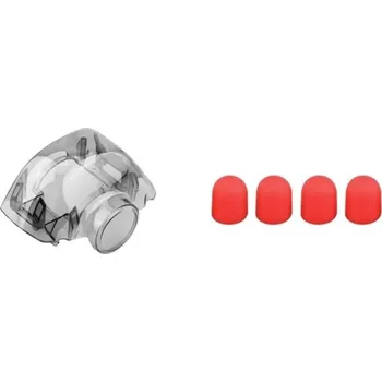 RC model Krytka na gimbal / stínítko na dron DJI FPV s kryty na motory červená 1