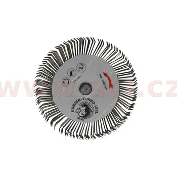 Nářadí na motocykly turbo ježek - drátěný kotouč s nástavcem na vrtačku pro odstanění silných vrstev laku, ochrany podvozku 7TI02