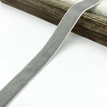 Balící papír Stuha 6 mm 4,6 m sametová Dekorační stužka Jemná sametová stuha na balení dárků Svatební výzdoba Ruční práce Kreativní tvoření Ozdobná stuha světle šedá