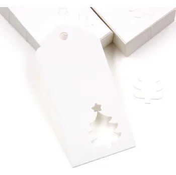 Dárková visačka Vánoční dárkové jmenovky 50 ks 8