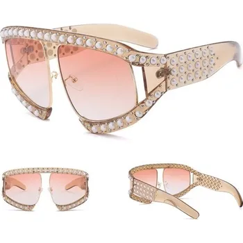 Sluneční brýle Luxusní dámské brýle J2914 starorůžová